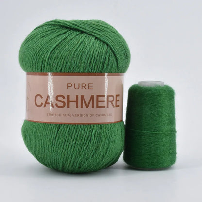Fil de cachemire pour un crochet 3 plis peigné pur mongol chaud doux tissage flou tricot fil à main en cachemire 5 pièces