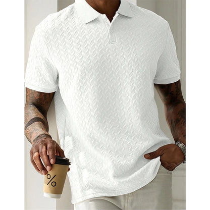 Polo d'été à manches courtes pour hommes, Streetwear, hauts de couleur unie, marque respirante
