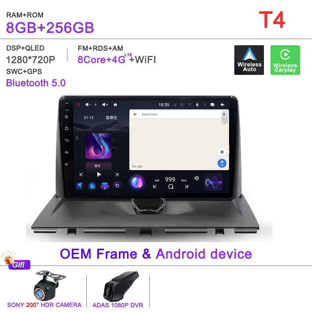 Android 15 autoradio pour Peugeot Expert 2 G9 2007-2017 2 No 2din DVD 5G Navigation stéréo GPS écran tête Carplay multimédia