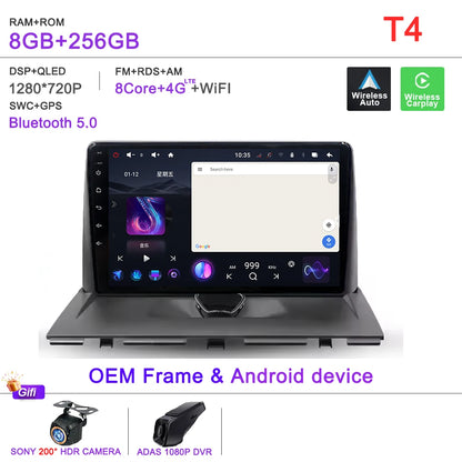 Android 15 autoradio pour Peugeot Expert 2 G9 2007-2017 2 No 2din DVD 5G Navigation stéréo GPS écran tête Carplay multimédia