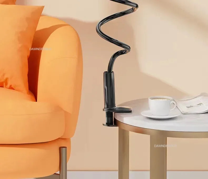 Support de téléphone 128cm, support paresseux, appui-tête, lit 360, bras longs flexibles, support à pince pour IPhone Samsung et appareil 3.5 ~ 6.7 pouces