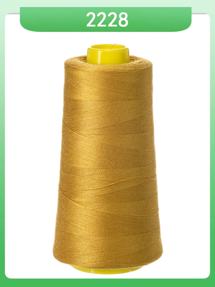 Fil à coudre ultra-fin 602-fil en polyester semblable à la soie à grande vitesse 60s/2 5000m, pour machine à broder et travaux d'aiguille délicats