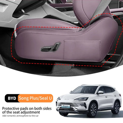 Coussinets de Protection latéraux pour réglage de siège de voiture, 2 pièces, pour Byd Song Plus Seal u Dmi Ev 2020 – 2025