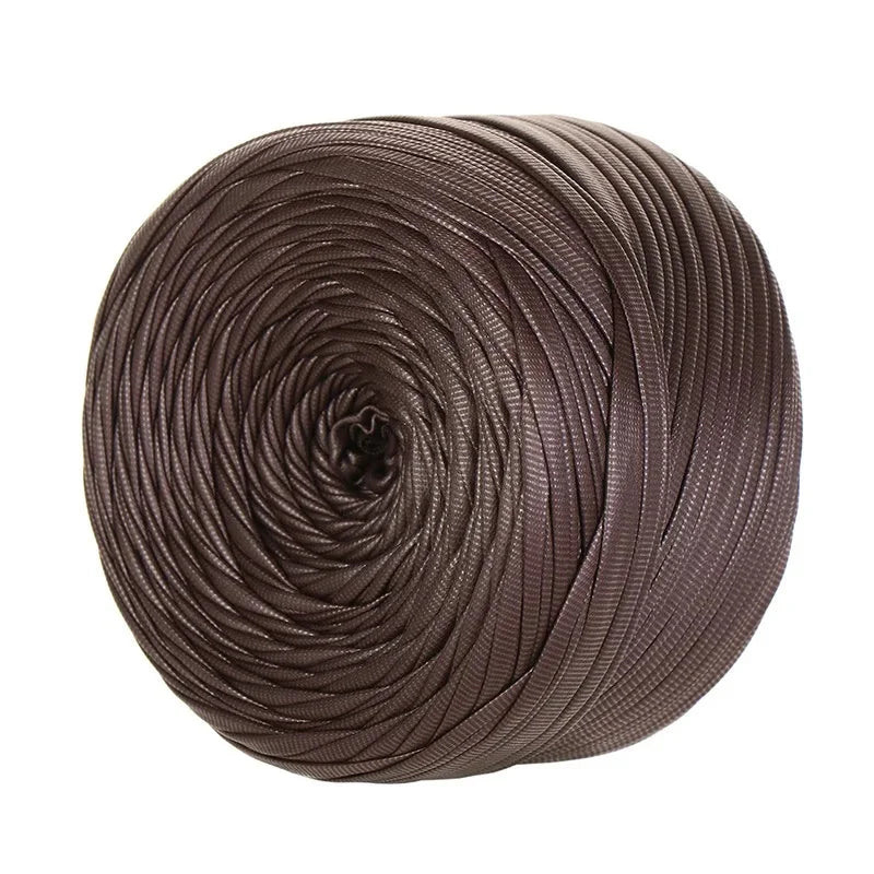 Fil en cuir synthétique mat Nappa 200g/rouleau, fil à tricoter et à crocheter pour sacs faits main et artisanat