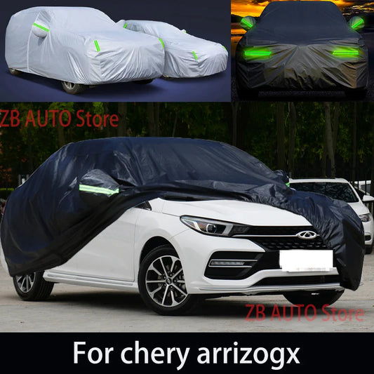 Pour chery arrizogx suv Protection extérieure bâches de voiture complètes couverture de neige parasol étanche à la poussière accessoires extérieurs de voiture