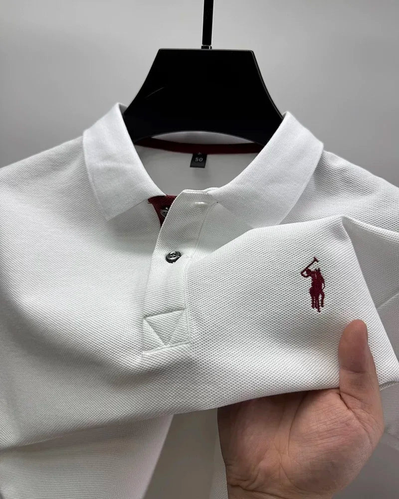 Marque haut de gamme 100% coton manches courtes polo shirt hommes été mode Designer nouveau poney broderie Casual t - shirt mode hommes