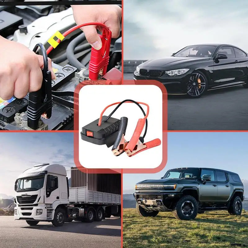 Démarreur de saut de batterie de voiture Portable, boîte de saut, convertisseur de batterie au Lithium, bloc d'alimentation Compact pour le démarrage de véhicule d'urgence