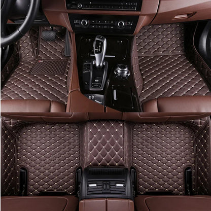 Tapis de sol de voiture personnalisés adaptés à la BMW X5 5 sièges véhicule électrique 2017-2019 tapis de pied en cuir automatique tapis