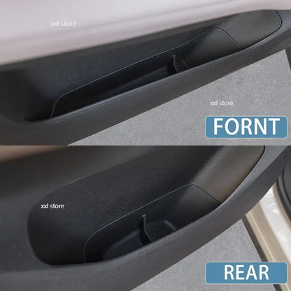 Boîte de rangement multifonctionnelle et Durable pour porte intérieure avant et arrière de voiture, 4 pièces, Protection de mouette BYD, accessoires de rangement étanches