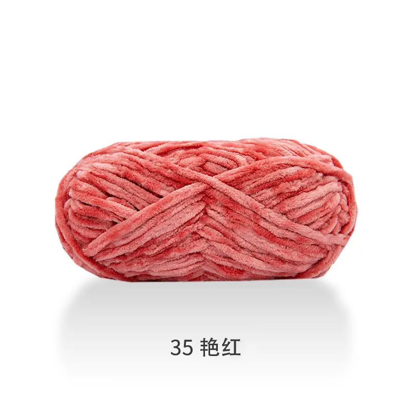 Fil à tricoter 100g, fil de glace douce, fil de coton tricoté à la main pour écharpe, Crochet de bricolage tricoté à la main