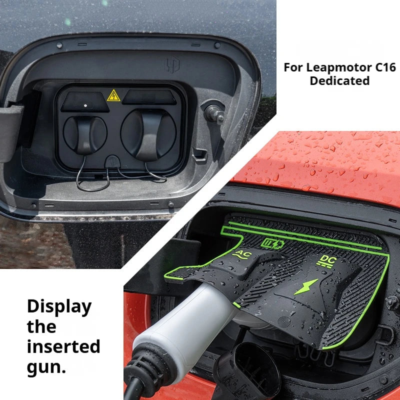 Pour Leapmotor B01 B10 C01 C10 C11 C16 24-26 dédié nouvelle énergie Port de chargement de voiture couverture de protection étanche pistolet couverture de pluie