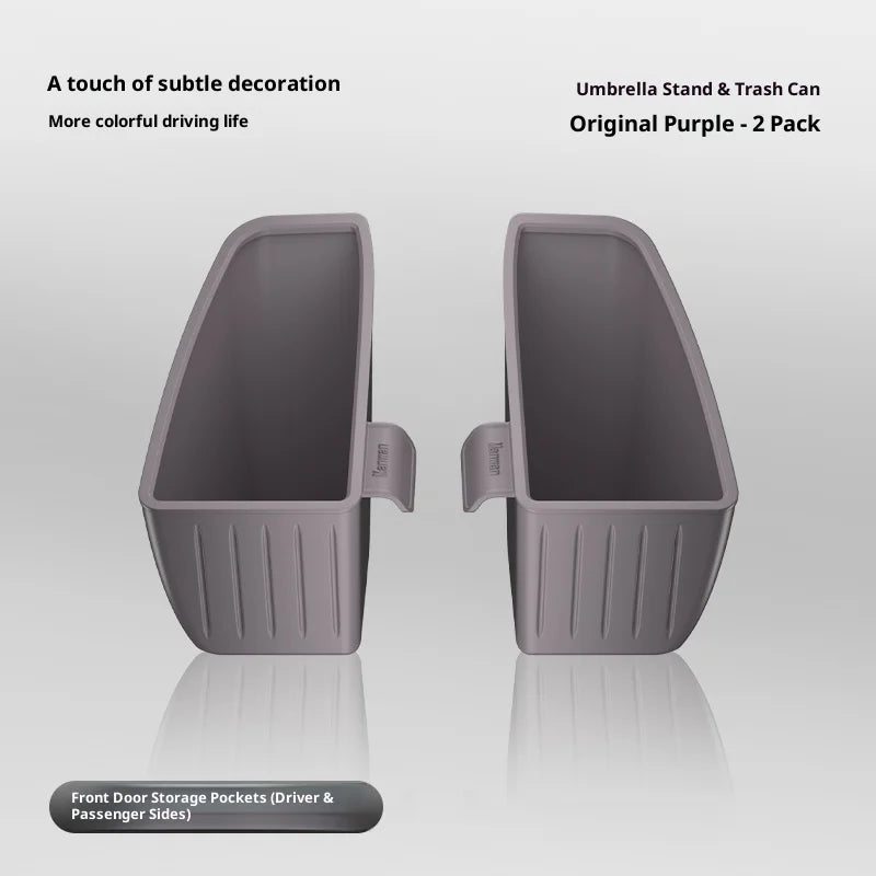 ZEEKR 7X poubelle de voiture, boîte de rangement de parapluie de porte de voiture, boîte de rangement étanche en Silicone, pièces de Modification d'accessoires de voiture