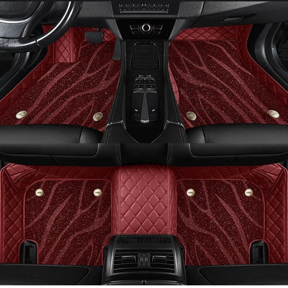 Tapis de sol de voiture personnalisés 5D, pour Nissan Murano, Double couche, doublures de sol, couverture