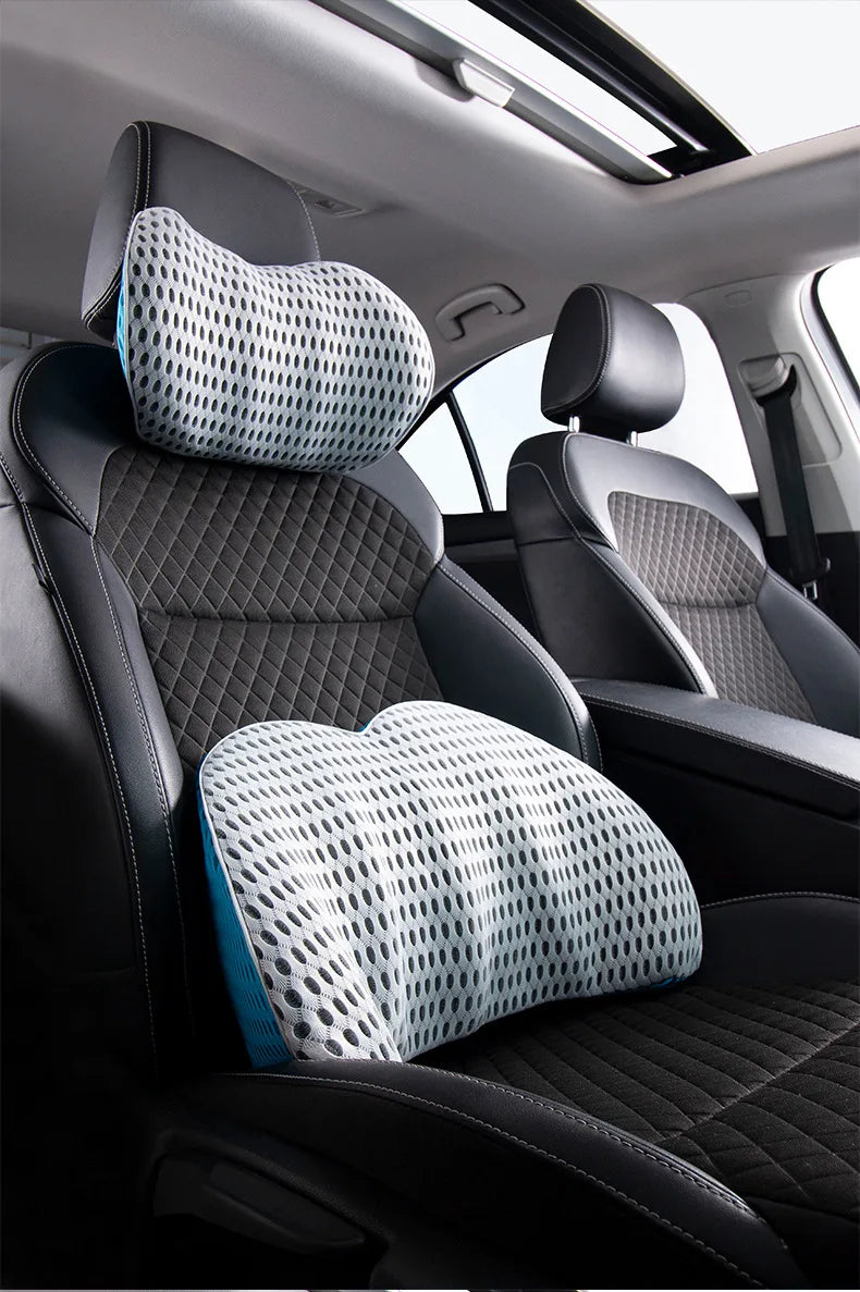 Oreillers de siège de voiture tout-terrain, soutien lombaire, taille basse, protection du dos, coussin en polymères, intérieur, 4x4, accessoires automobiles, universels