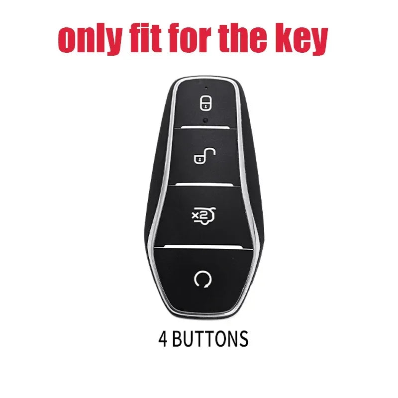 Étui de protection en Silicone pour clé de voiture, pour BYD Han Ev Tang Dm/Qin PLUS/Song Pro/MAX/Yuan Dolphin E2, accessoires de clé automobile