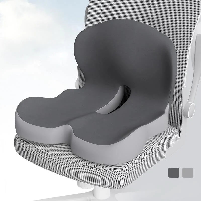 Coussin de chaise de bureau intégré en forme de L en mousse à mémoire de forme, avec Support arrière, coussin de siège de voiture pour employés de bureau, conducteurs de voiture
