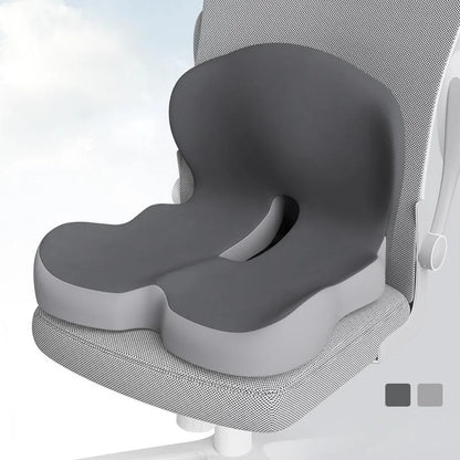 Coussin de chaise de bureau intégré en forme de L en mousse à mémoire de forme, avec Support arrière, coussin de siège de voiture pour employés de bureau, conducteurs de voiture
