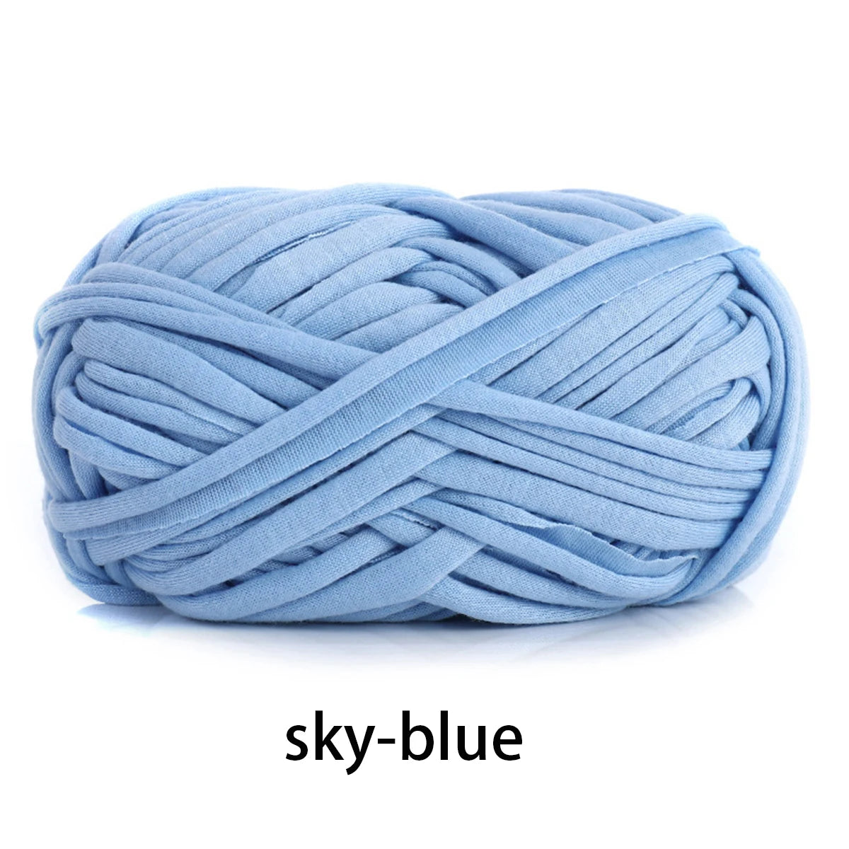 Fil en tissu élastique de 100g 30m de haut, épais, fait à la main, sac tricoté au Crochet, panier de rangement, paquet de matériel de fil au Crochet