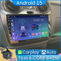 Pour Renault Dokker Lodgy Dacia 2012-2020 autoradio Android 15 Navigation GPS Android Auto Carplay Android Auto vidéo pas de 2din DVD