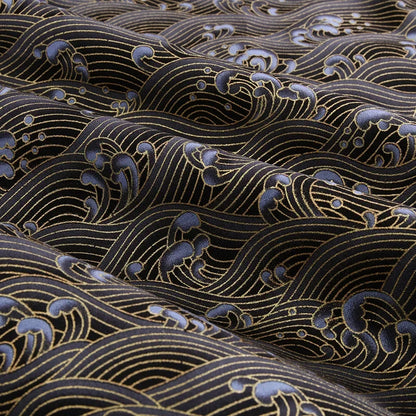 Tissu bronzé Kimono japonais 50x145cm, tissu en coton imprimé fleurs de cerisier Sushi, matériaux de bricolage, accessoires de Patchwork pour la couture