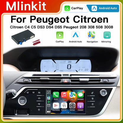 2026 nouveau Module Carplay sans fil pour Peugeot citroën Android adaptateur automatique 208 2008 308 3008 508 C4 DS3 DS4 DS5 système SMEG