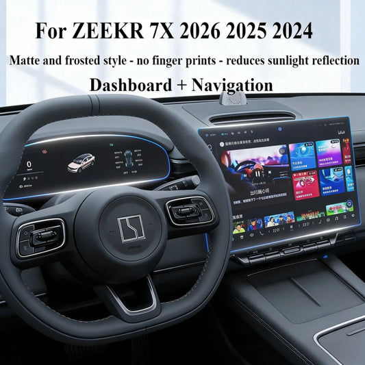 Verre trempé pour ZEEKR 7X 2026 2025 2024, accessoires de voiture, mat LCD, multimédia de Navigation GPS, Film de protection pour écran tactile