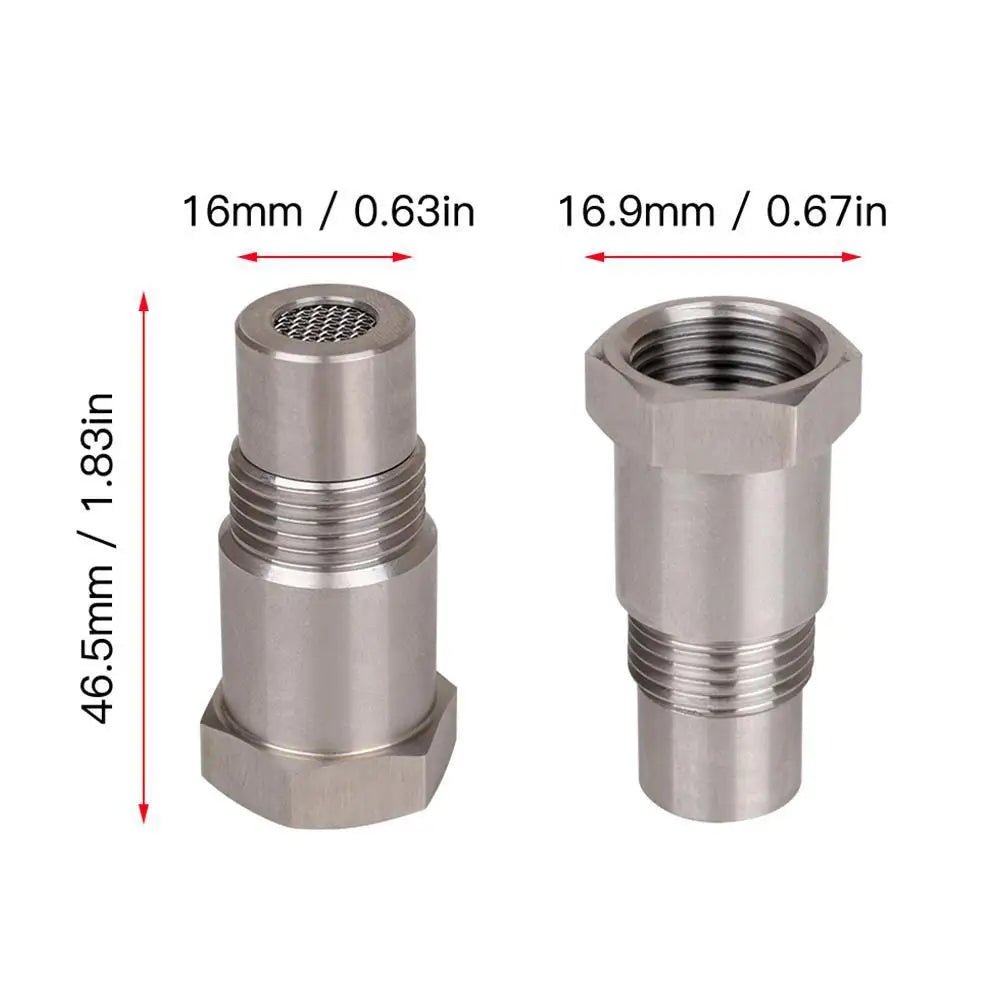2 pièces M18x1.5MM voiture universelle oxygène O2 capteur entretoise adaptateur voiture accessoire moteur lumière adaptateur bonde convertisseur catalytique Fix