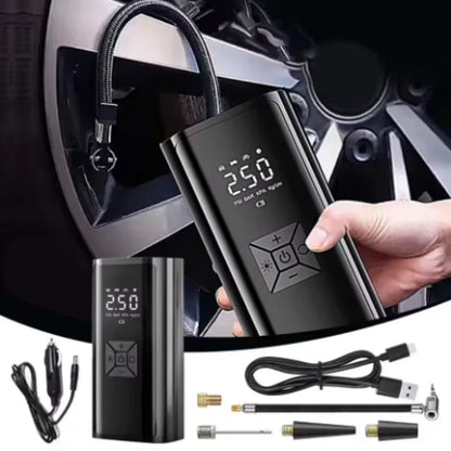 Pompe à Air sans fil, gonfleur de pneus électrique Portable pour voiture, vélo, moto, Mini compresseur d'air, injecteur d'air pour pneus