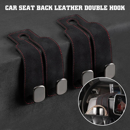Crochet de voiture 2 en 1 pour siège arrière de voiture, Clip de suspension pour appui-tête, support universel à Double crochets, rangement d'accessoires d'intérieur de voiture