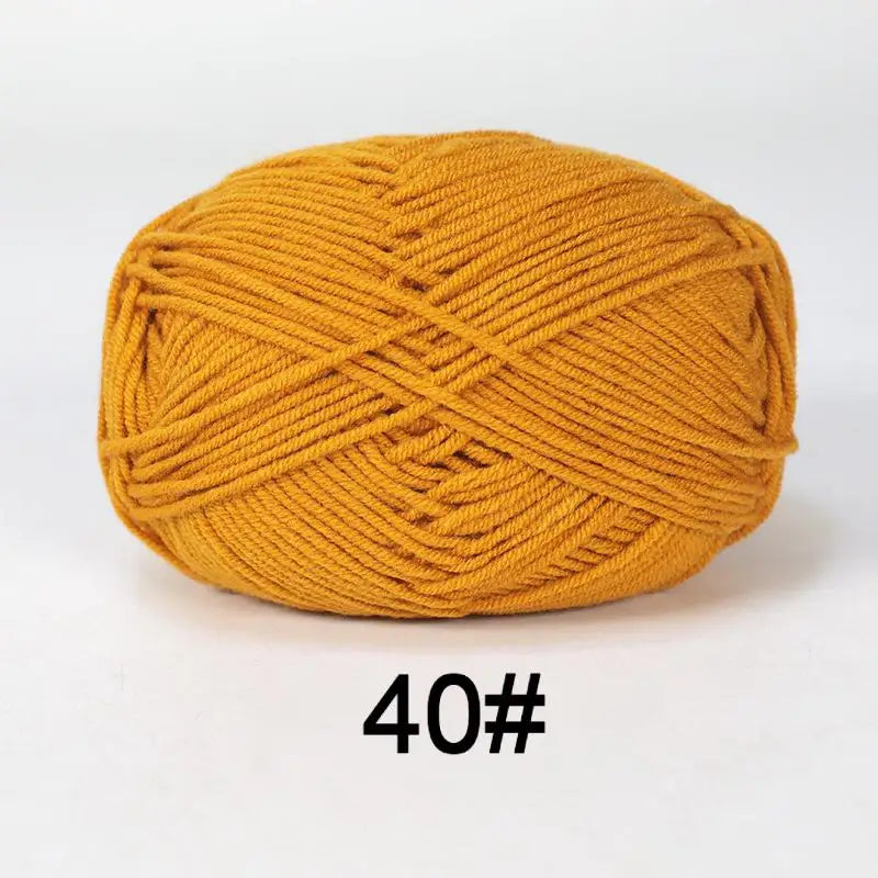 Nouveau 5 pièces couleurs mélangées fil lait coton fil combinaison Crochet tricot fil ensemble pour à la main bricolage artisanat pull écharpe tricot