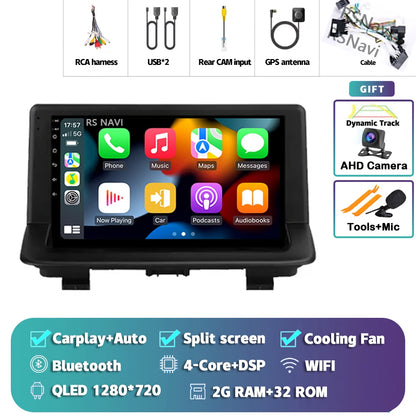 Android 15 sans fil CarPlay Auto autoradio pour Audi Q3 2012-2018 DSP lecteur vidéo multimédia GPS stéréo Autoradio unité principale WIFI