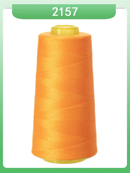 Fil à coudre ultra-fin 602-fil en polyester semblable à la soie à grande vitesse 60s/2 5000m, pour machine à broder et travaux d'aiguille délicats