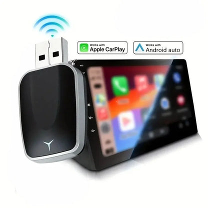 Carplay AI Box sans fil 2 en 1, Android Auto Plug And Play, Applicable à convertir la voiture d'origine, Wired Carplay en sans fil, nouveauté 2026