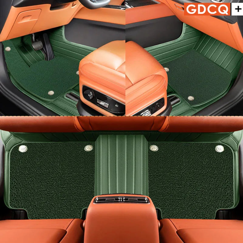 Tapis de sol de voiture en cuir personnalisé, ensemble complet pour Voyah Free, tapis de pied 2024, accessoires automobiles