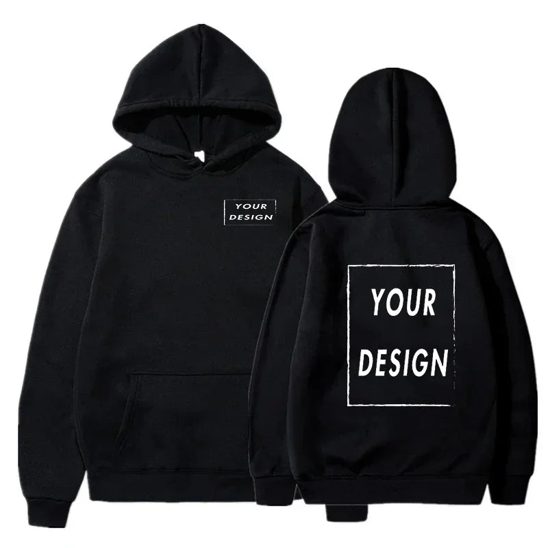 Pull à capuche pour hommes et femmes, vêtements décontractés amples d'équipe personnalisés, 80% polyester à la mode et personnalisé, 20% coton