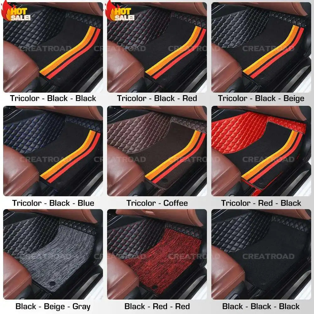 Tapis de sol de voiture Double couche, couverture de tapis automobile personnalisée, accessoires d'intérieur pour Xpeng G6/G9 2022 2023 2024 2025