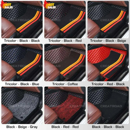 Tapis de sol de voiture Double couche, couverture de tapis automobile personnalisée, accessoires d'intérieur pour Xpeng G6/G9 2022 2023 2024 2025