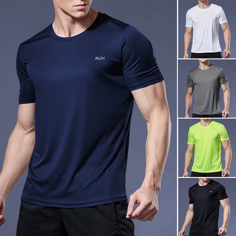 Chemises de course chemises de football maillot pour hommes vêtements de Sport hommes Jogging T-Shirts séchage rapide Compression Sport T-Shirt Fitness Gym