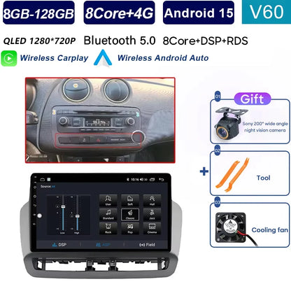 Écran tactile QLED de Navigation GPS pour Seat Ibiza 2012 – 2015, Android Auto Radio, lecteur vidéo multimédia de voiture, 5G, WIFI, BT, sans DVD 2din