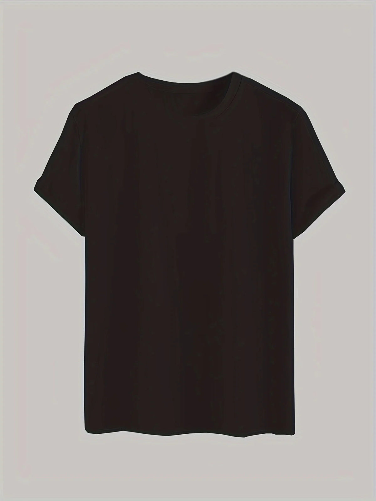T-shirt à manches courtes et col rond pour homme, Style Simple, décontracté, dessin animé, couleur unie, confortable, pyjama pour la maison, vêtements d'extérieur d'été