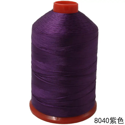 Fil de Cuir Polyester à 16 Brins, Creux, Crochet Fait à la Main, Bracelet Tissé, Pompon, 1mm, 210D