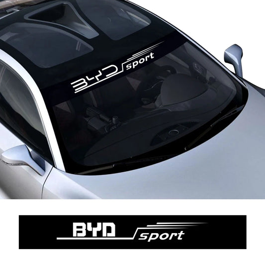 Autocollant en vinyle pour pare-brise de voiture, décalcomanie de décoration, accessoires de réglage automatique pour BYD F3 E6 Yuan Plus Atto F0 G3 I3 Ea1 Song Max Tang Dmi
