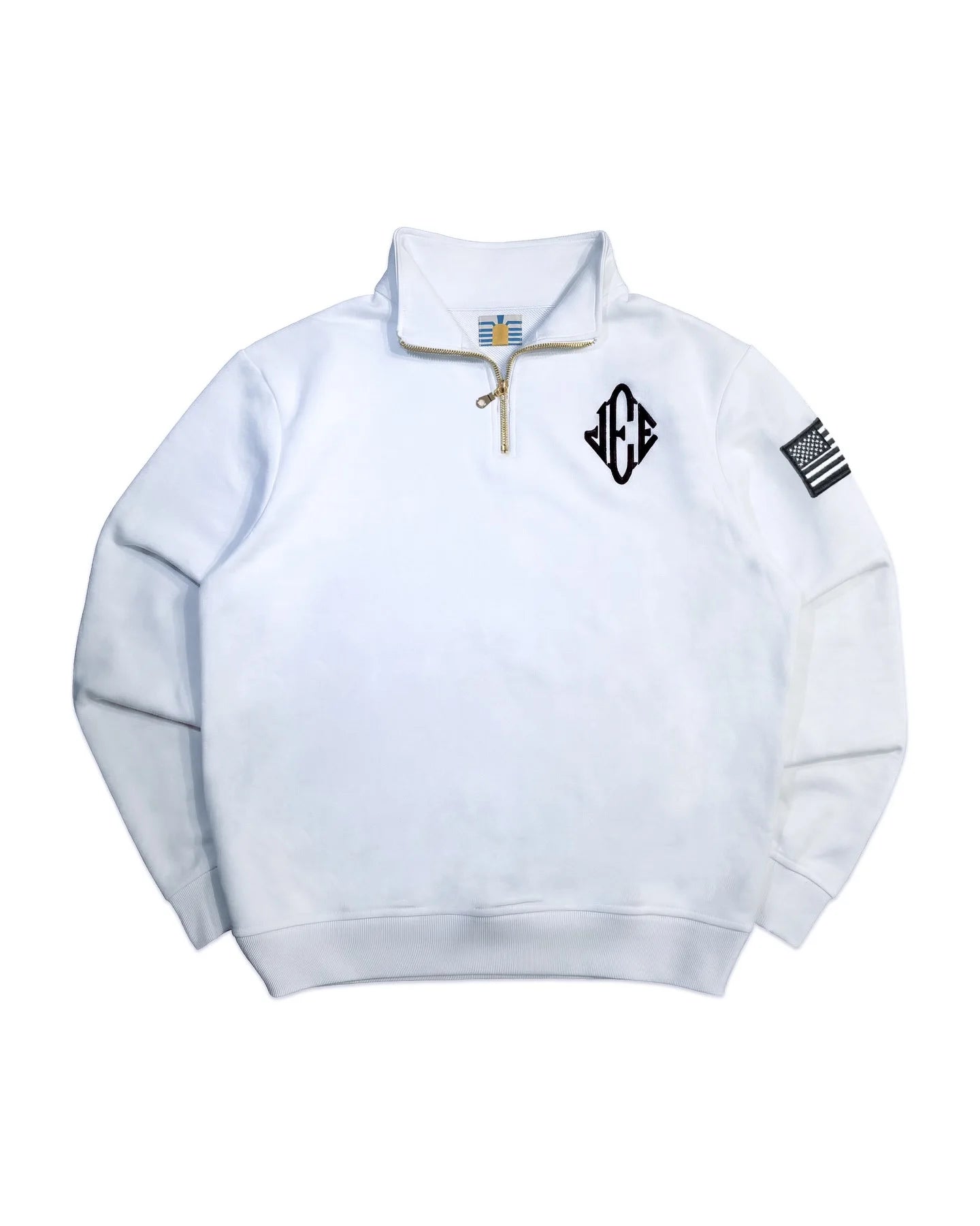 Y2K Vintage Epstein brodé sweat col montant quart de fermeture éclair pull surdimensionné décontracté sport Streetwear hommes unisexe