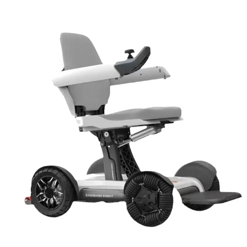 Fauteuil roulant électrique pliant automatique télécommandé, scooter électrique