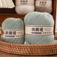 Fil de laine mi-épais pour chaussettes, tricot à la main, pull, pantalon, foulards, vêtements en cachemire mérinos, fil de Crochet doux pour bébé, 500 g/ensemble