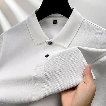 قميص بولو قطني بأكمام طويلة، تي شيرت بياقة قابل للتنفس، مثالي لرياضة الجولف، متين، للاستخدام اليومي في الفصول الأربعة، 100%