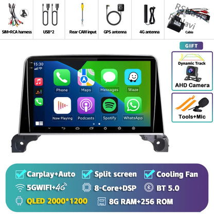 Android 15 Carplay Auto 2K écran autoradio multimédia lecteur vidéo pour Peugeot 5008 4008 3008 2017 - 2020 2din Autoradio stéréo