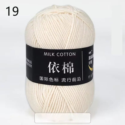 Nouveau 10 pièces série rose fil lait coton fil combinaison Crochet tricot fil ensemble pour bricolage à la main artisanat pull écharpe tricot