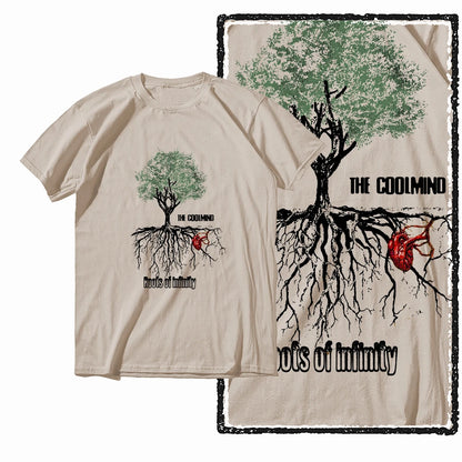 Coolmind MAX yggdrasil printed Exclusive graphic men T shirt 100% cotton big size streetwear men tshirt cool t-shirt tee shirts