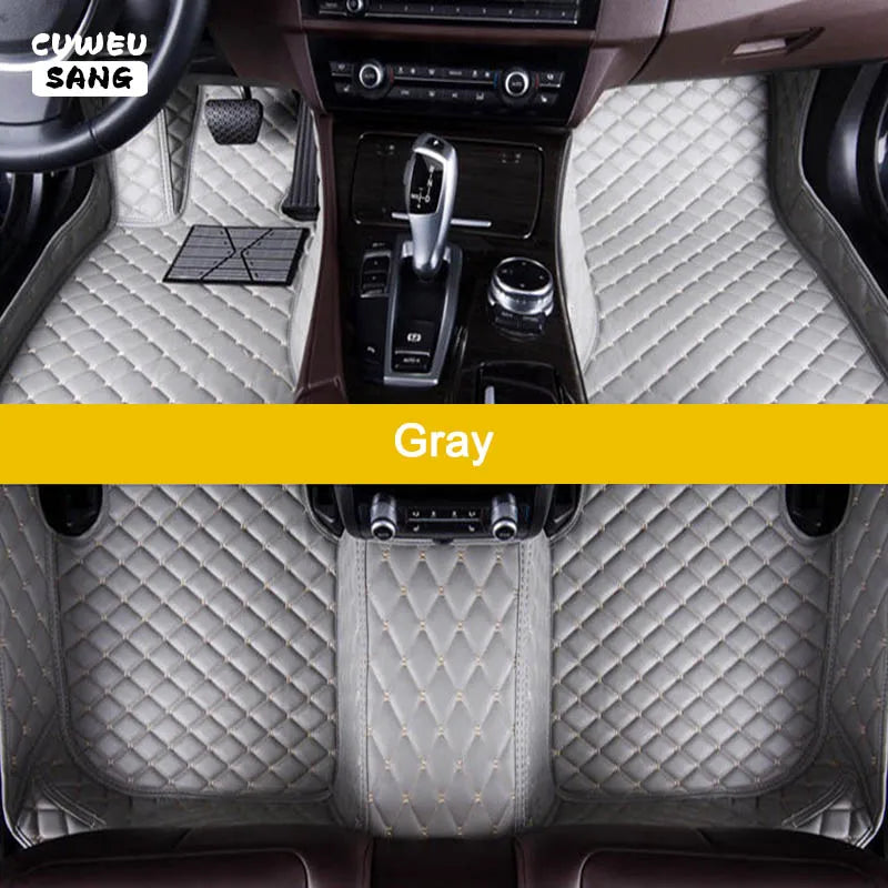 CUWEUSANG tapis de sol de voiture personnalisé pour BYD Atto 3 joint de dauphin F0 F3 F6 E6 G3 G6 S6 chanson Qin Auto tapis pied Coche accessoire